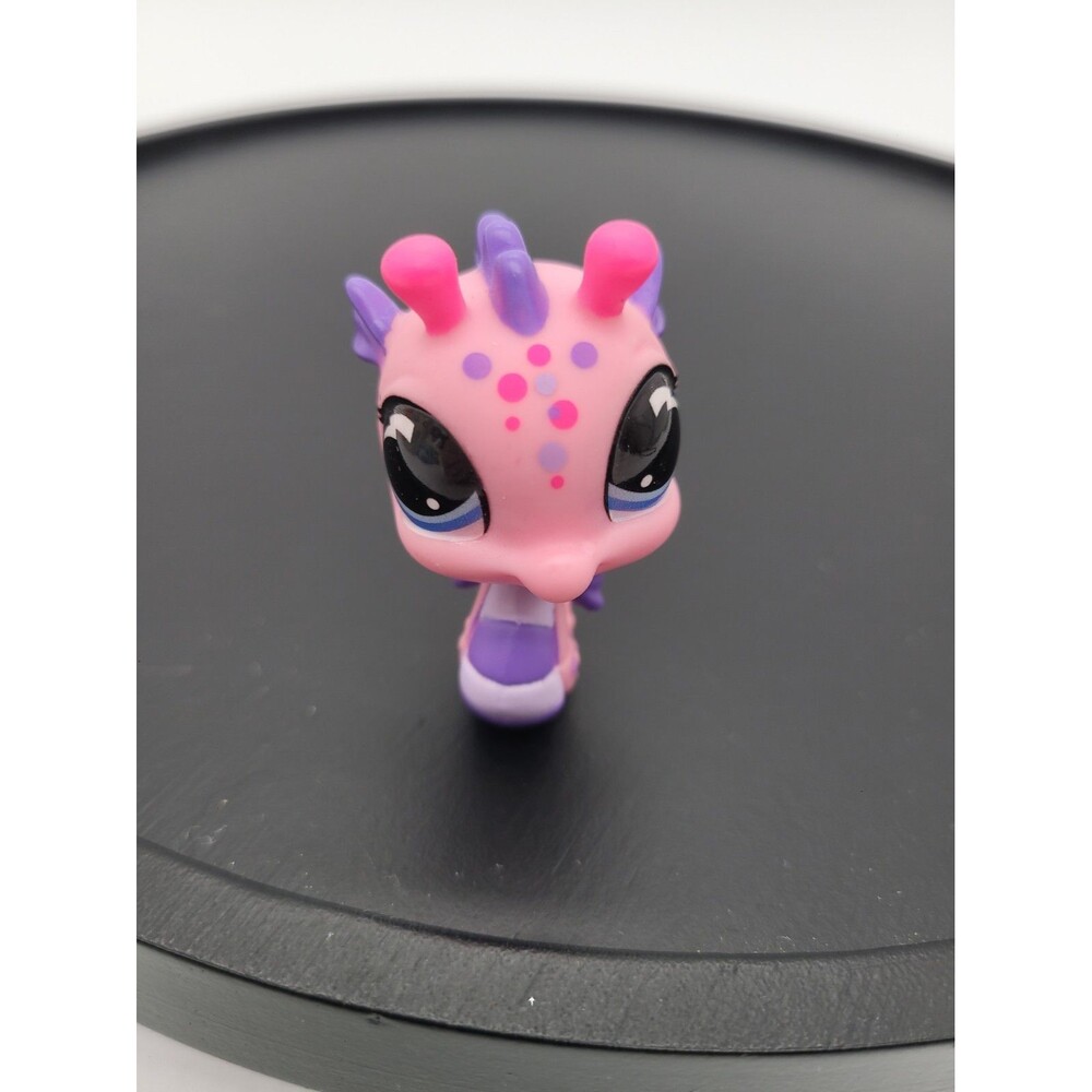 Littlest Pet Shop LPS Pink & Purple Seahorse w/ Blue Eyes Hasbro 2025